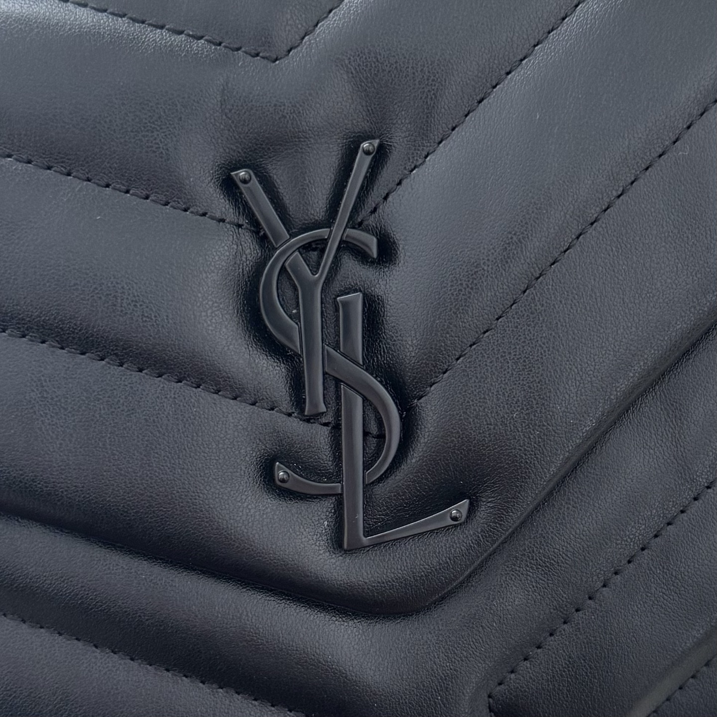 [TOP]Lady Designer Loulou Quilted Leather Shoulder Bag Black - Bag - Gorchic - $366.99