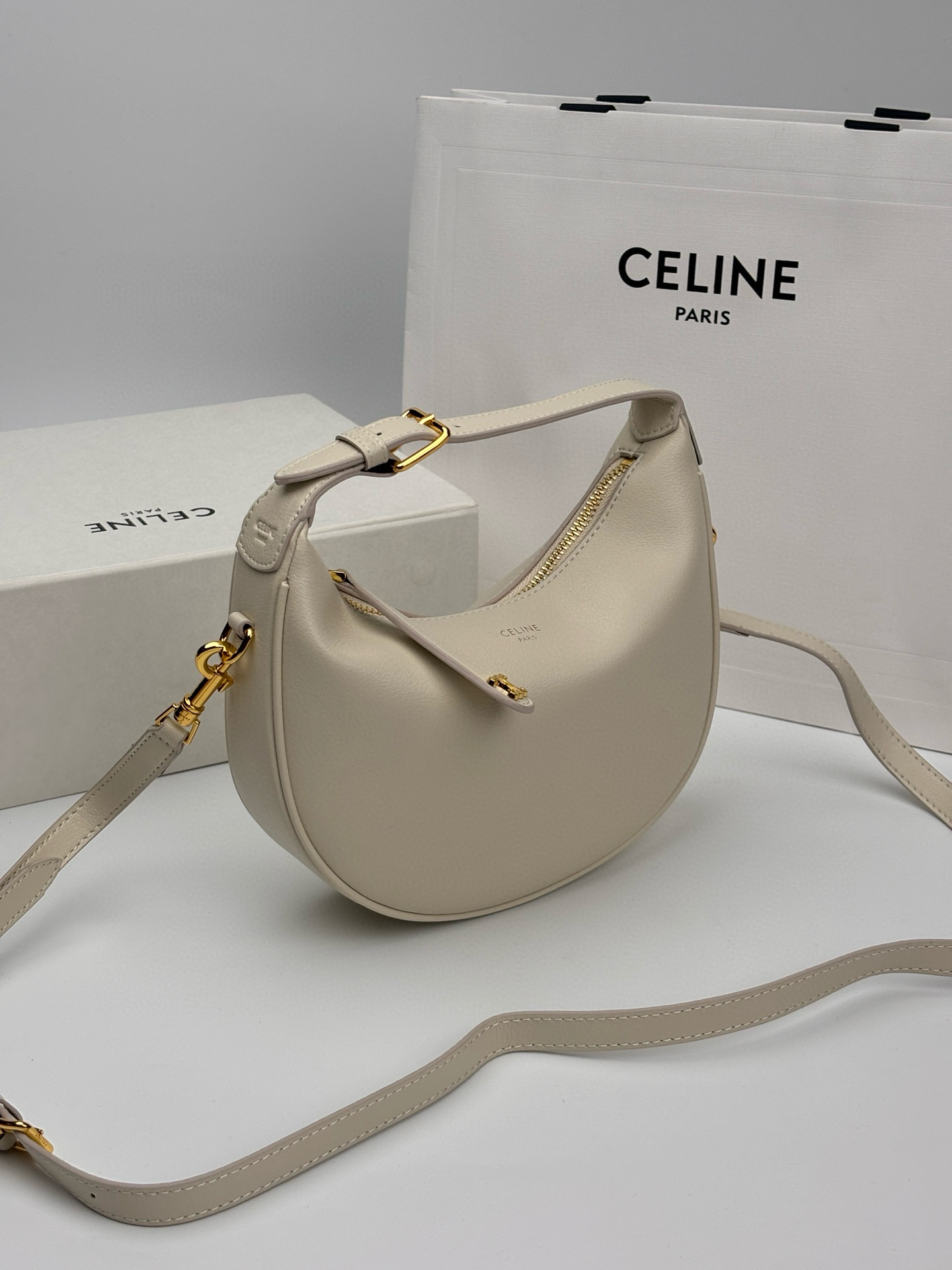 Teen CL Lulu IN Grained Calfskin Bag- Rice - Gorchic - $139.99