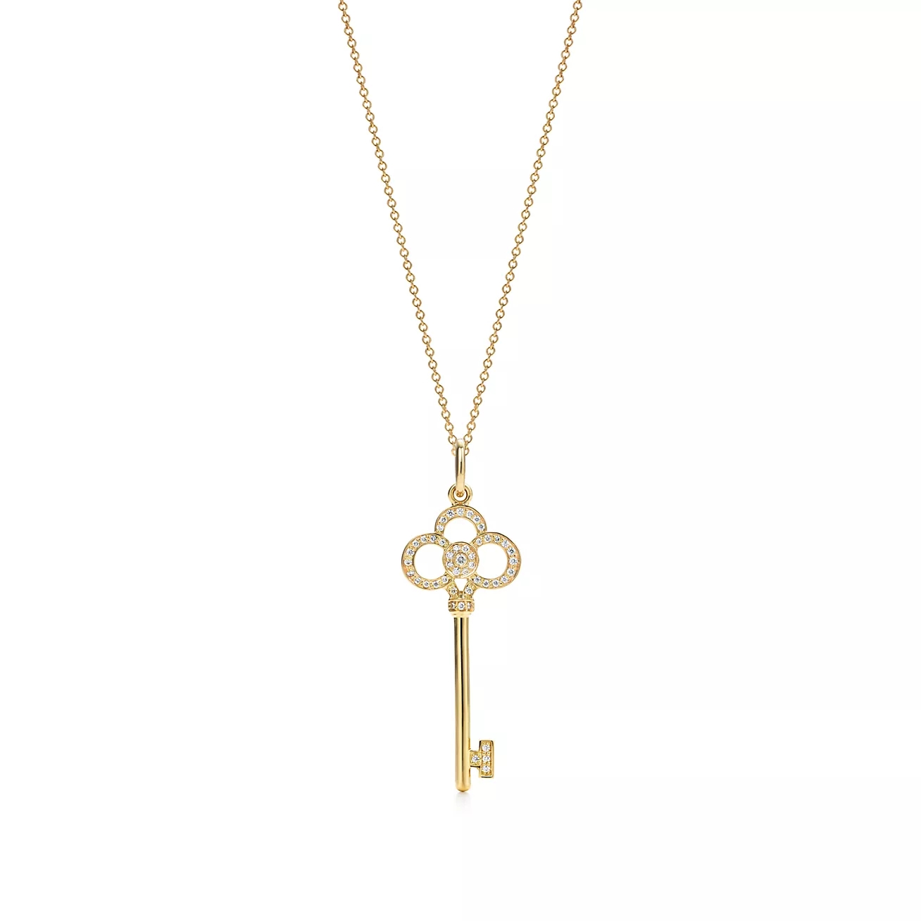 T.F. Keys Crown Key Necklace - Gorchic - $44.99