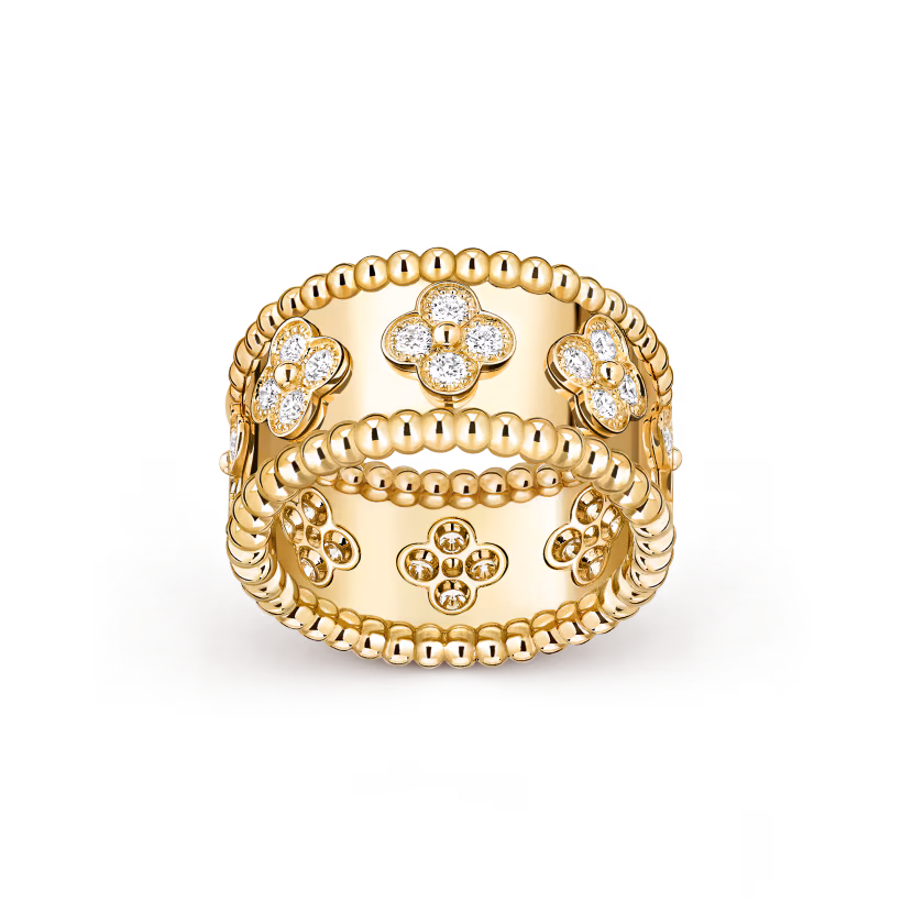 VAC Perlée clovers ring - Gorchic - $39.99