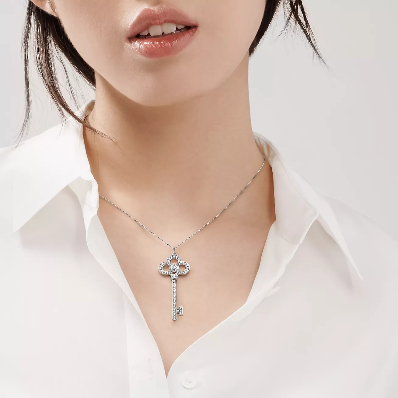 T.F. Keys Crown Key Necklace - Gorchic - $44.99