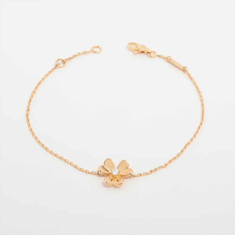 VAC Vinatge Frivole bracelet, Yellow gold, diamonds, Mini model - Gorchic - $48.99