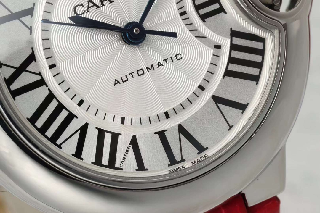 Cartyer Ballon Bleu de Cartyer Red Strap Watch - Gorchic - $116.99