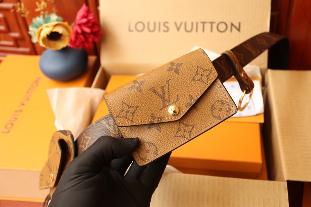 [TOP]Designer Monogram Reverse Canvas Daily Multi Pocket 30mm Belt - Gorchic - $168.99