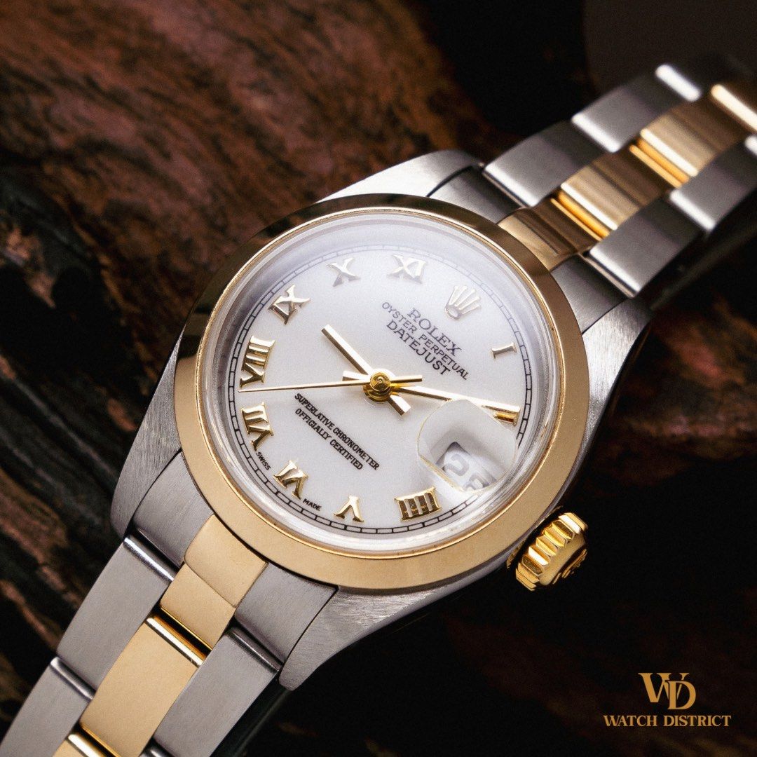 Rolex Datejust Rolex watch, Oystersteel, Yellow Gold, Classic Size - Gorchic - $109.99
