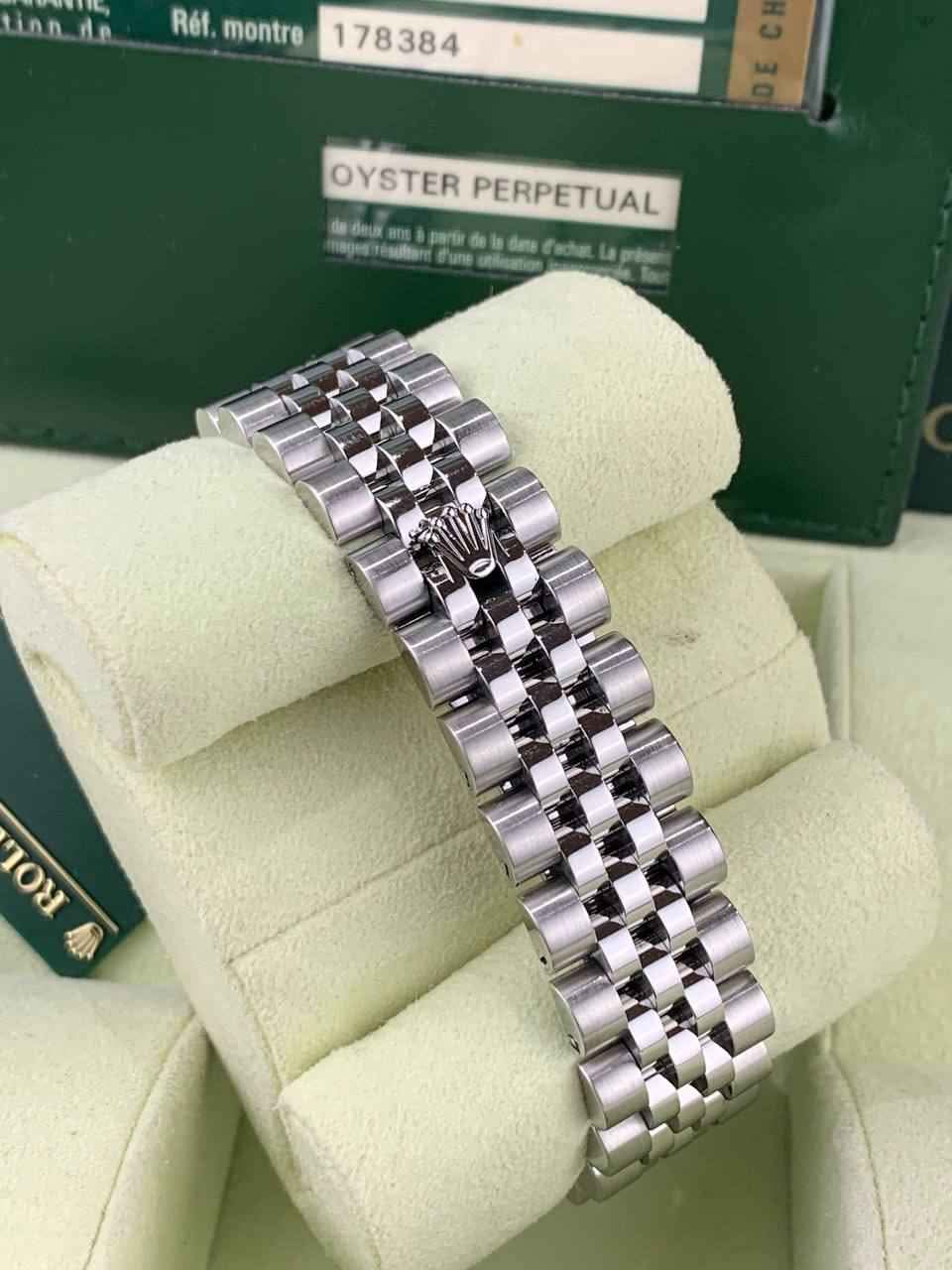 Rolex Datejust Rolex watch, Oystersteel, White Gold, Diamonds, Classic Size - Gorchic - $109.99