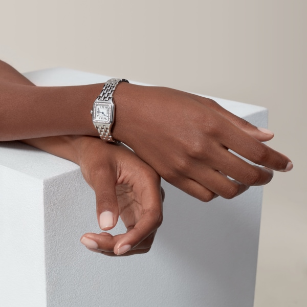 Cartyer Panthère de Cartyer watch, White Gold, Diamond, Small Model - Gorchic - $120.99