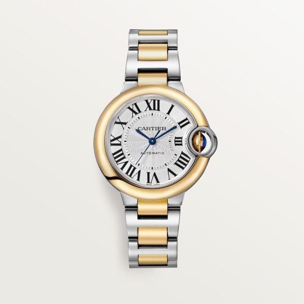 Cartyer Ballon Bleu de Cartyer Watch,Yellow Gold, Steel,Small Model - Gorchic - $165.99