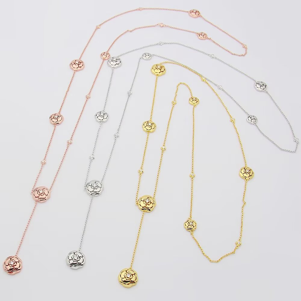 CC Inspired  Les infinis de Camélia necklace - Gorchic - $44.99