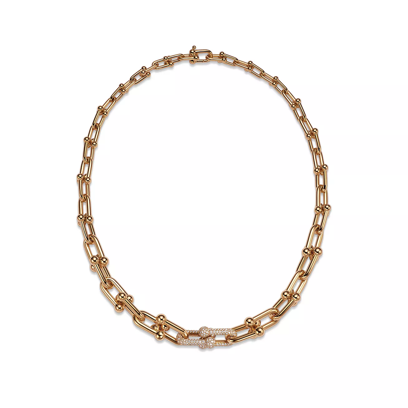 T.F. HardWear Graduated Link Necklace - Gorchic - $44.99