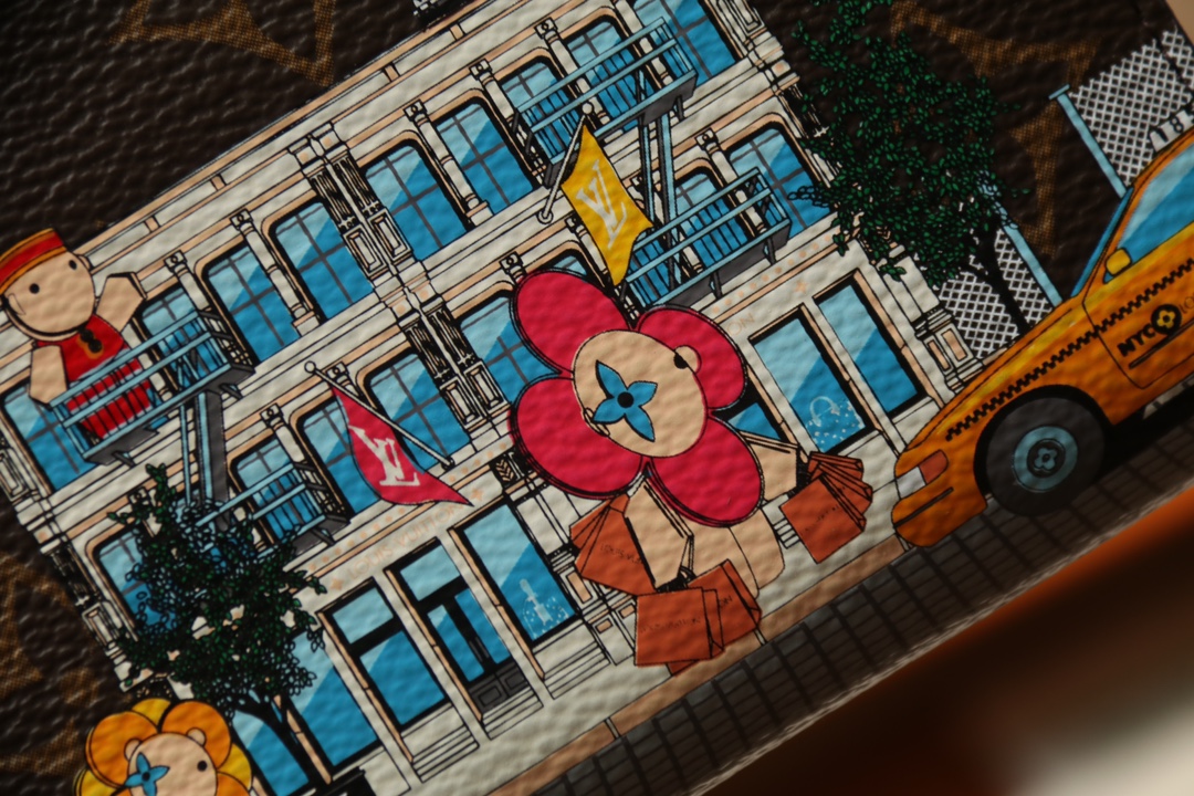 [TOP]Designer New York Mascot Vivienne Zipper Coin Purse Bag - Brown - Gorchic - $131.99