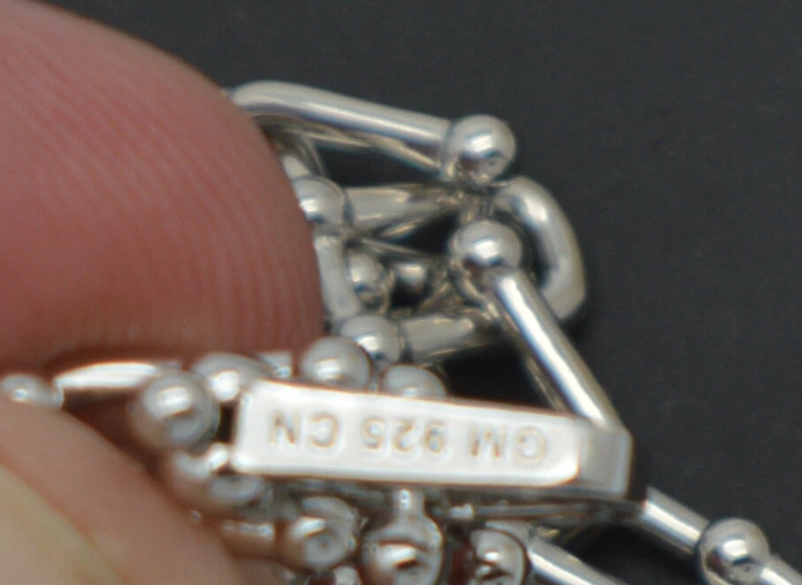 T.F. HardWear Graduated Link Necklace in Sterling SiBager - Gorchic - $44.99