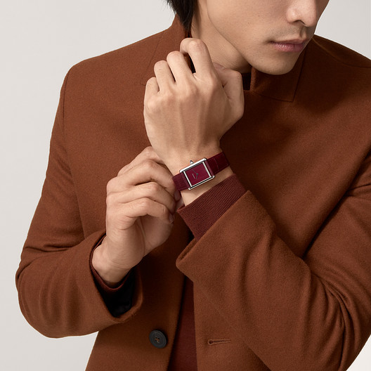 Cartyer Tank Must De Cartyer watch, White Gold, Large Model - Gorchic - $109.99