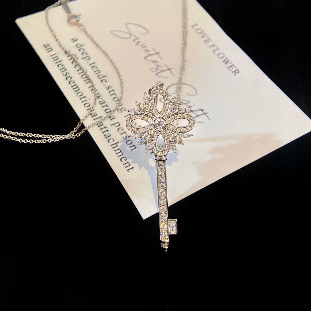 T.F. Keys T.F. Victoria® Key Pendant Necklace - Gorchic - $44.99