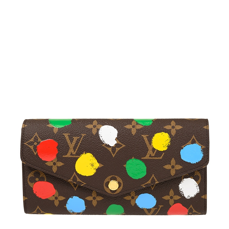 [TOP]Designer Wallets Sarah Long Button Wallet - Brown - Gorchic - $136.99