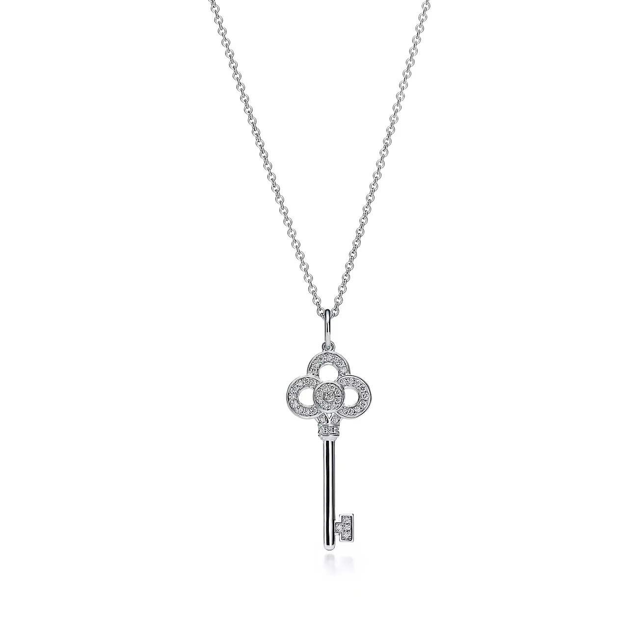 T.F. Keys Mini Crown Key Pendant Necklace - Gorchic - $44.99