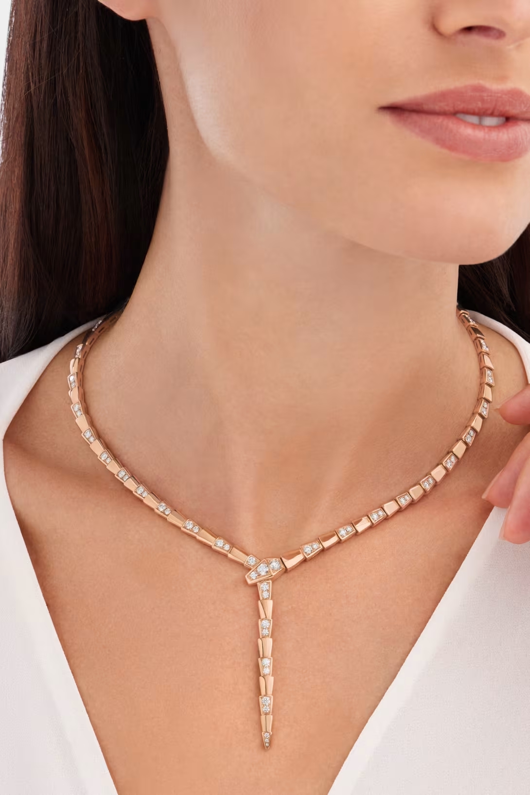 BV Serpenti Viper Necklace - Gorchic - $138.99