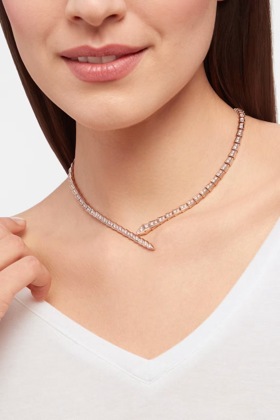 BV Serpenti Viper Necklace - Gorchic - $138.99