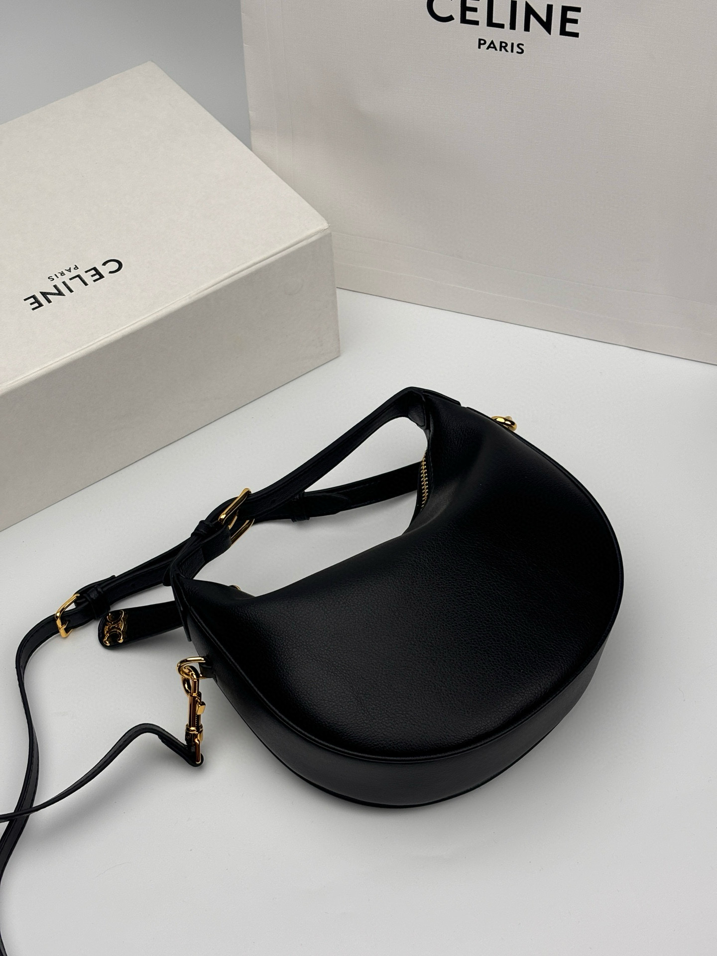 Teen CL Lulu IN Grained Calfskin Bag- Black - Gorchic - $139.99