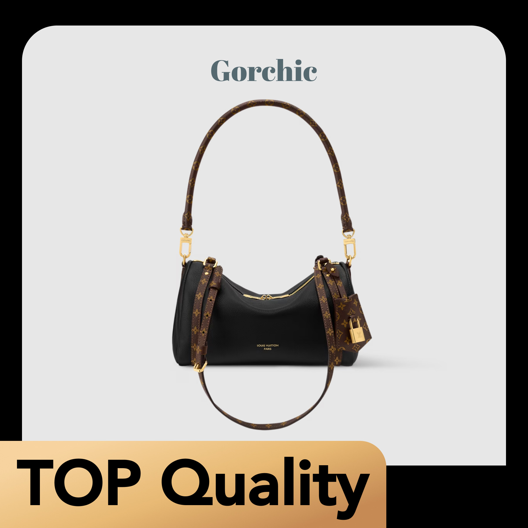[TOP]Designer Express PM Bag - Black - Gorchic - $382.99