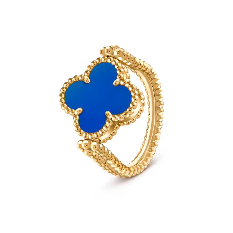 VAC Vintage Alhambra reversible ring - Gorchic - $39.99