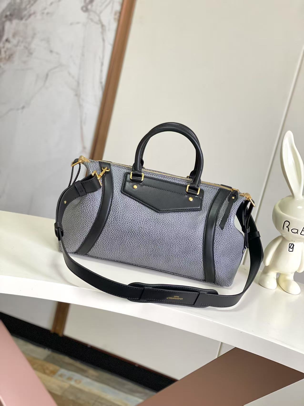 [TOP]Designer Bag Biker MM Bag - Dark Denim - Gorchic - $435.99