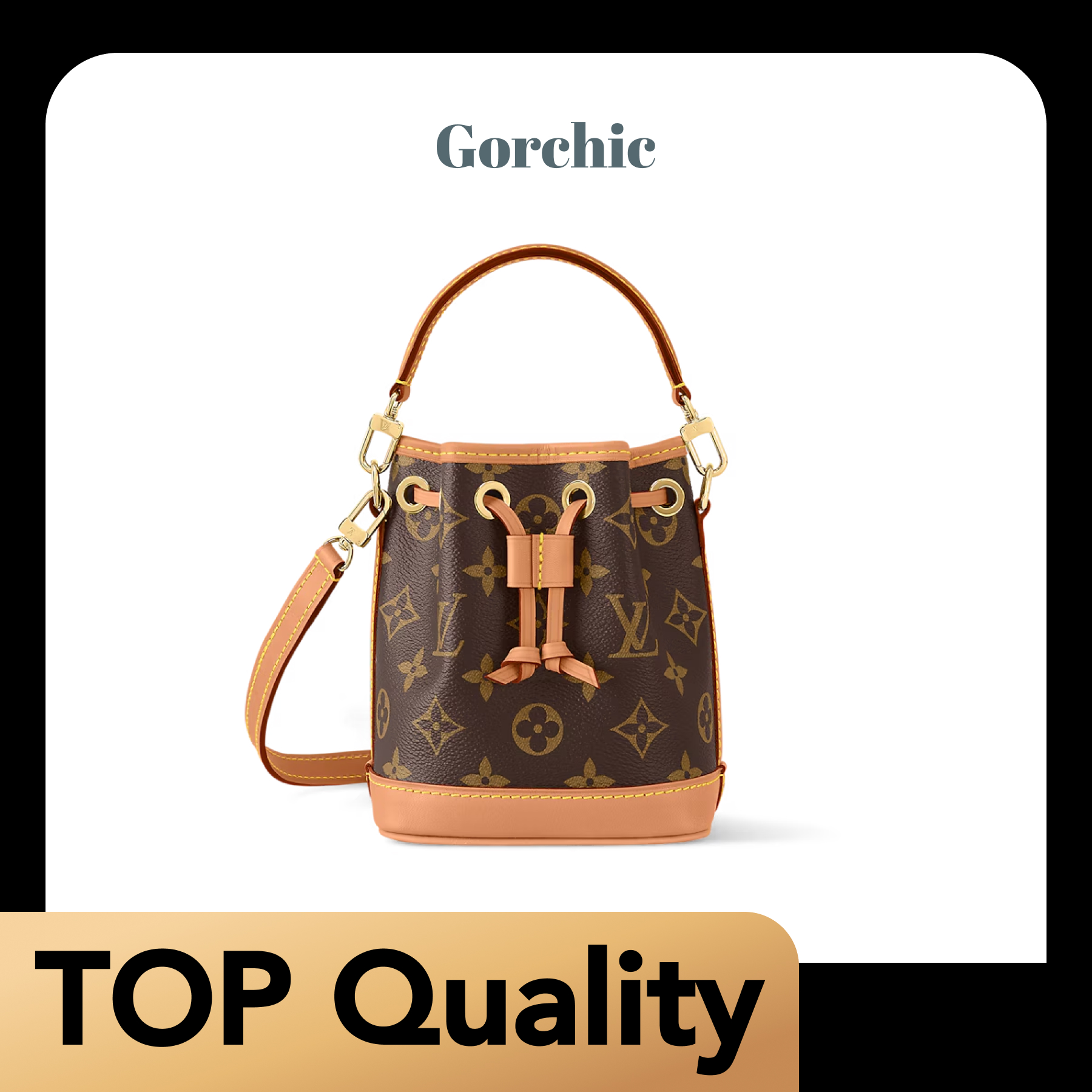 [TOP]Designer Nano Noé - Brown - Gorchic - $199.99