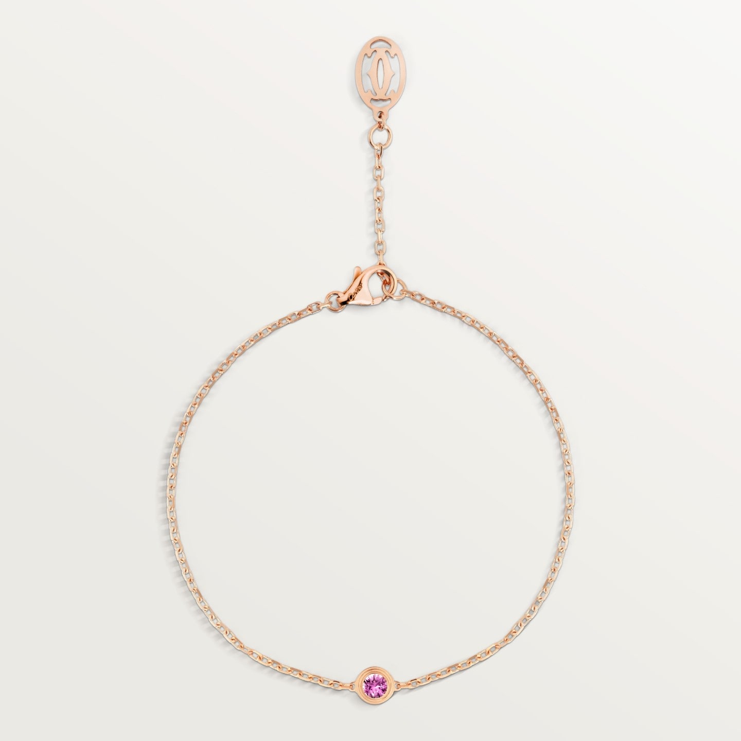 Cartyer d'Amour Bracelet Cartyer Bracelet, Pink sapphire, Classic size - Gorchic - $48.99
