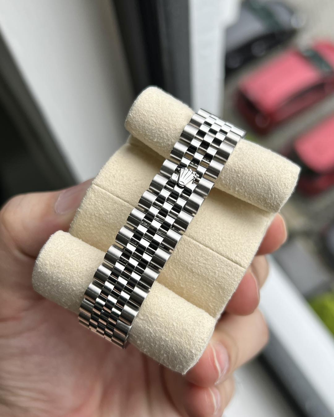 Rolex Datejust Rolex watch, Oystersteel, White Gold, Diamonds, Classic Size - Gorchic - $109.99