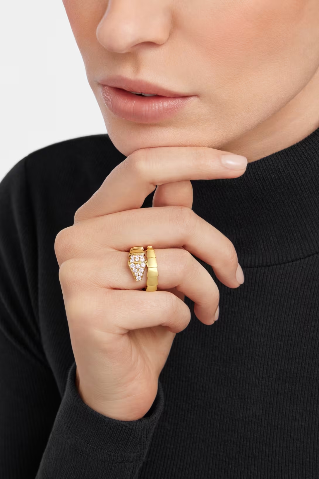 BV Serpenti Scaglie Ring - Gorchic - $39.99