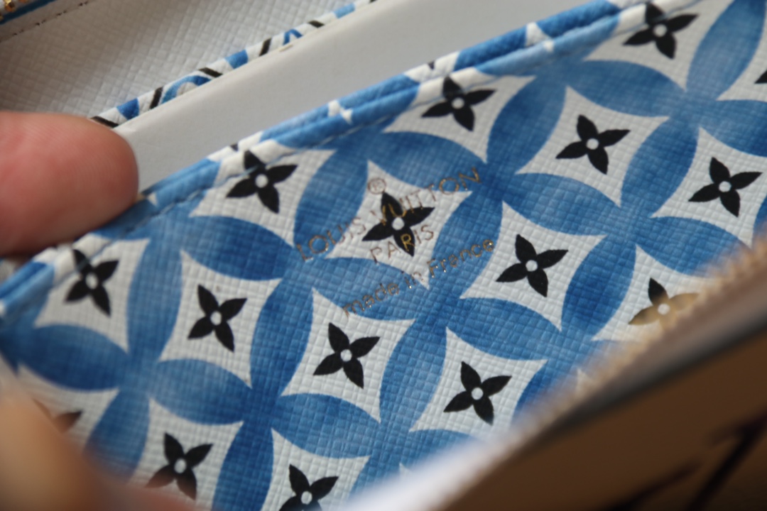 [TOP]Designer Zippy Coin Purse Bag - Blue - Gorchic - $136.99