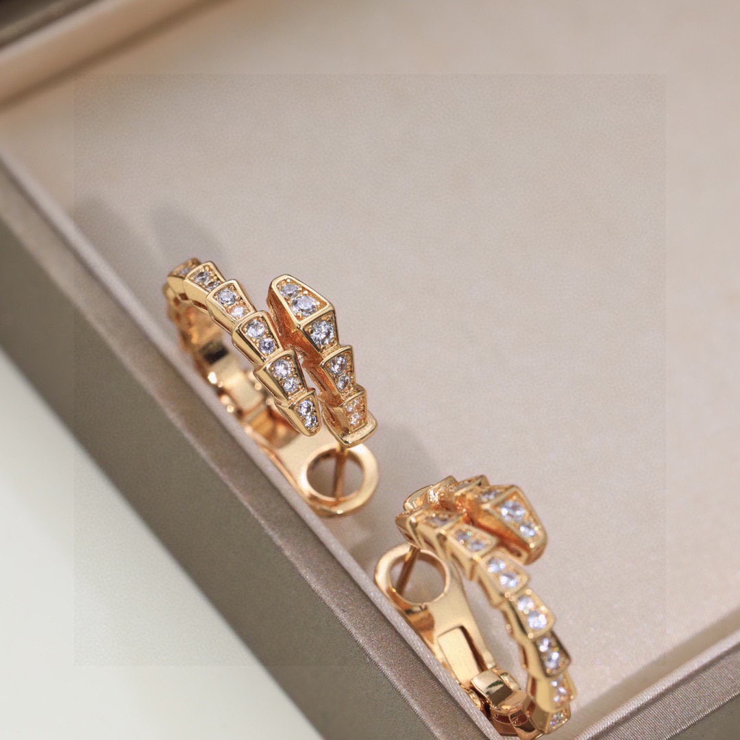 BV Serpenti Viper Earrings - Gorchic - $44.99