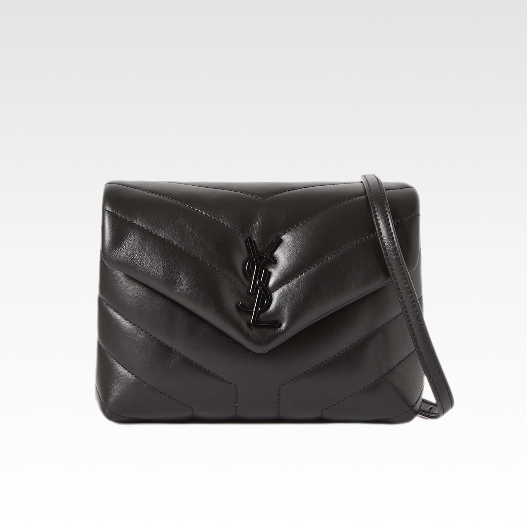 [TOP]Lady Designer Loulou Quilted Leather Shoulder Bag Black - Bag - Gorchic - $366.99