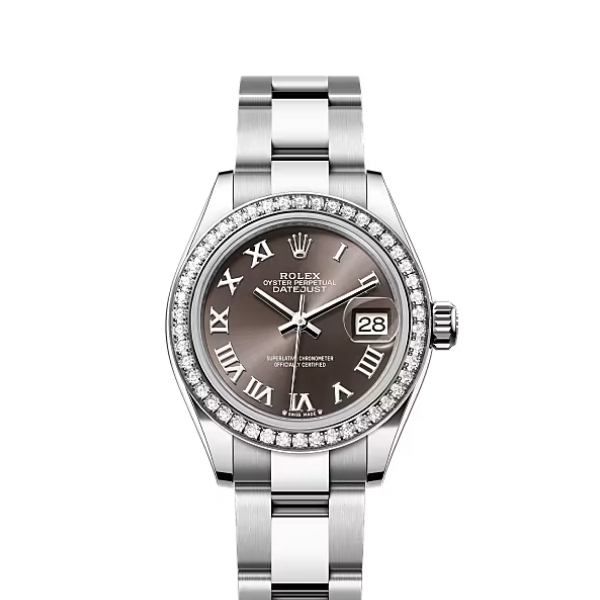 Rolex Datejust Rolex watch, Oystersteel, White Gold, Diamonds, Classic Size - Gorchic - $109.99