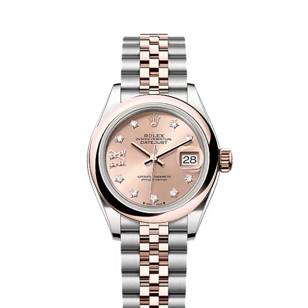Rolex Datejust Rolex watch, Oystersteel, Rose Gold, Classic Size - Gorchic - $246.99
