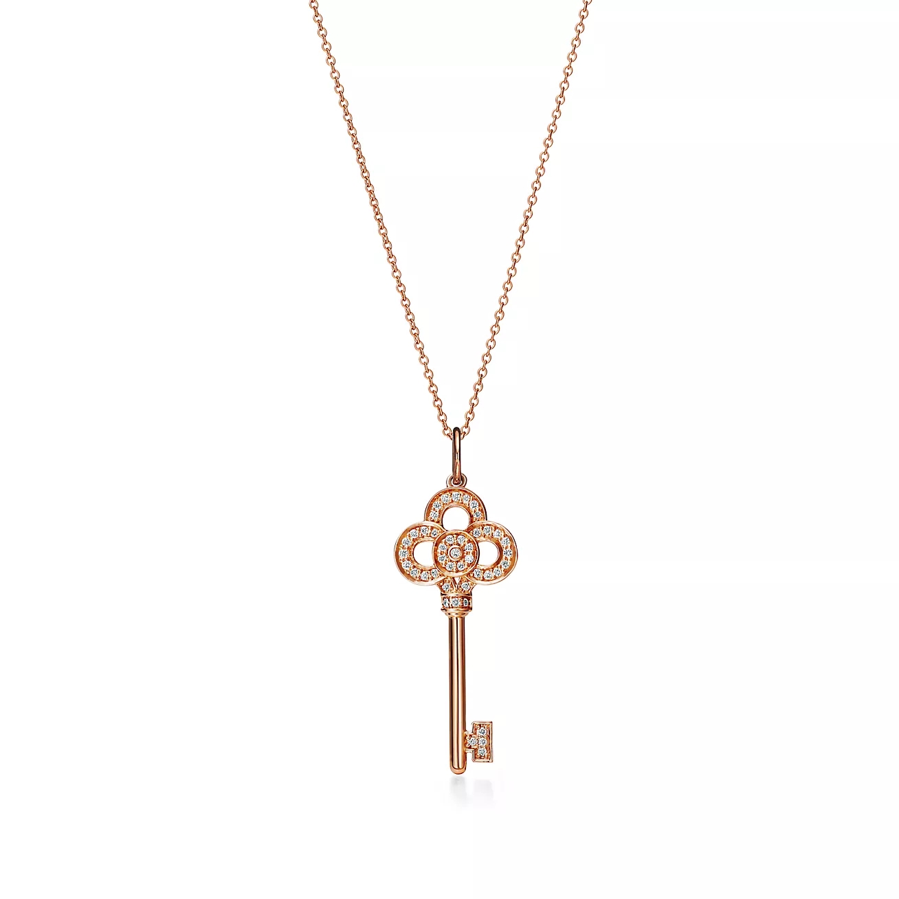 T.F. Keys Mini Crown Key Pendant Necklace - Gorchic - $44.99