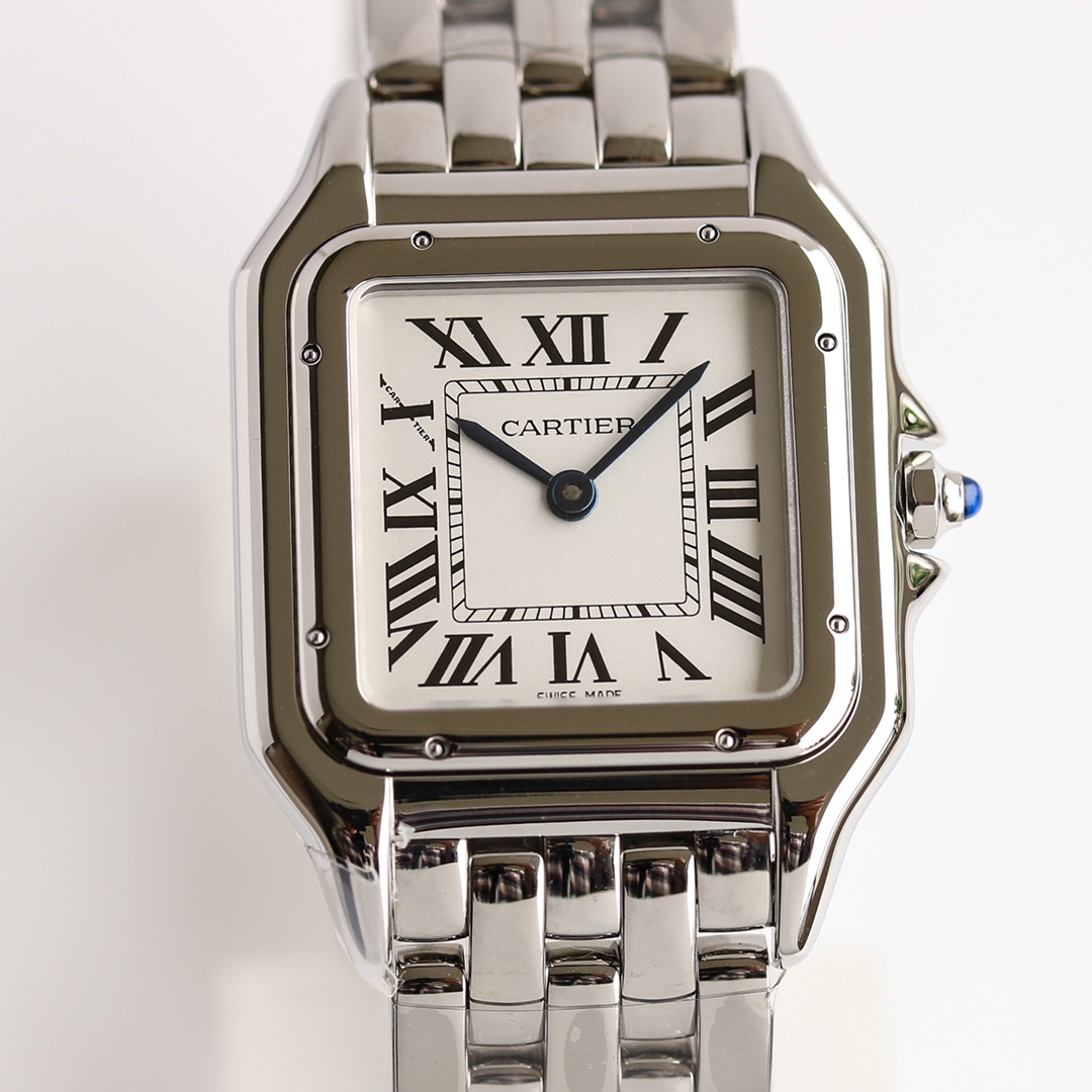 Cartyer Panthère de Cartyer watch, White Gold, Large Model - Gorchic - $120.99