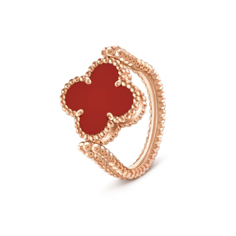 VAC Vintage Alhambra Reversible Ring - Gorchic - $39.99