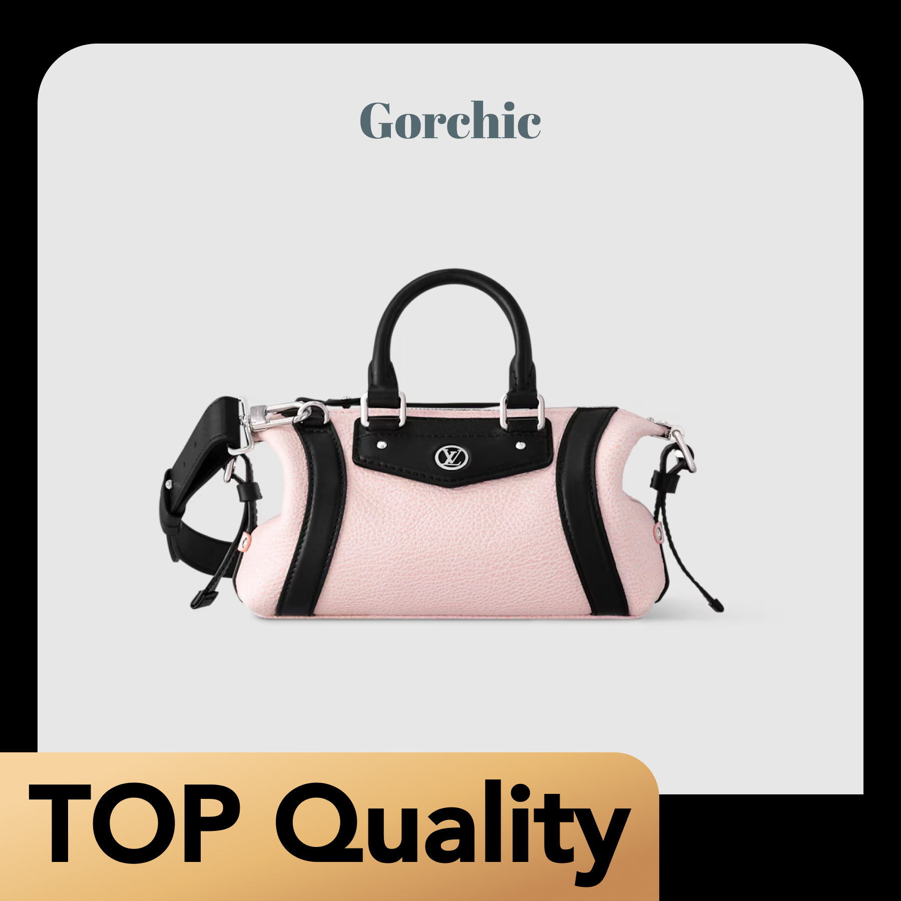 [TOP]Designer Nano Bag Biker Bag - Jasmine Pink - Gorchic - $382.99