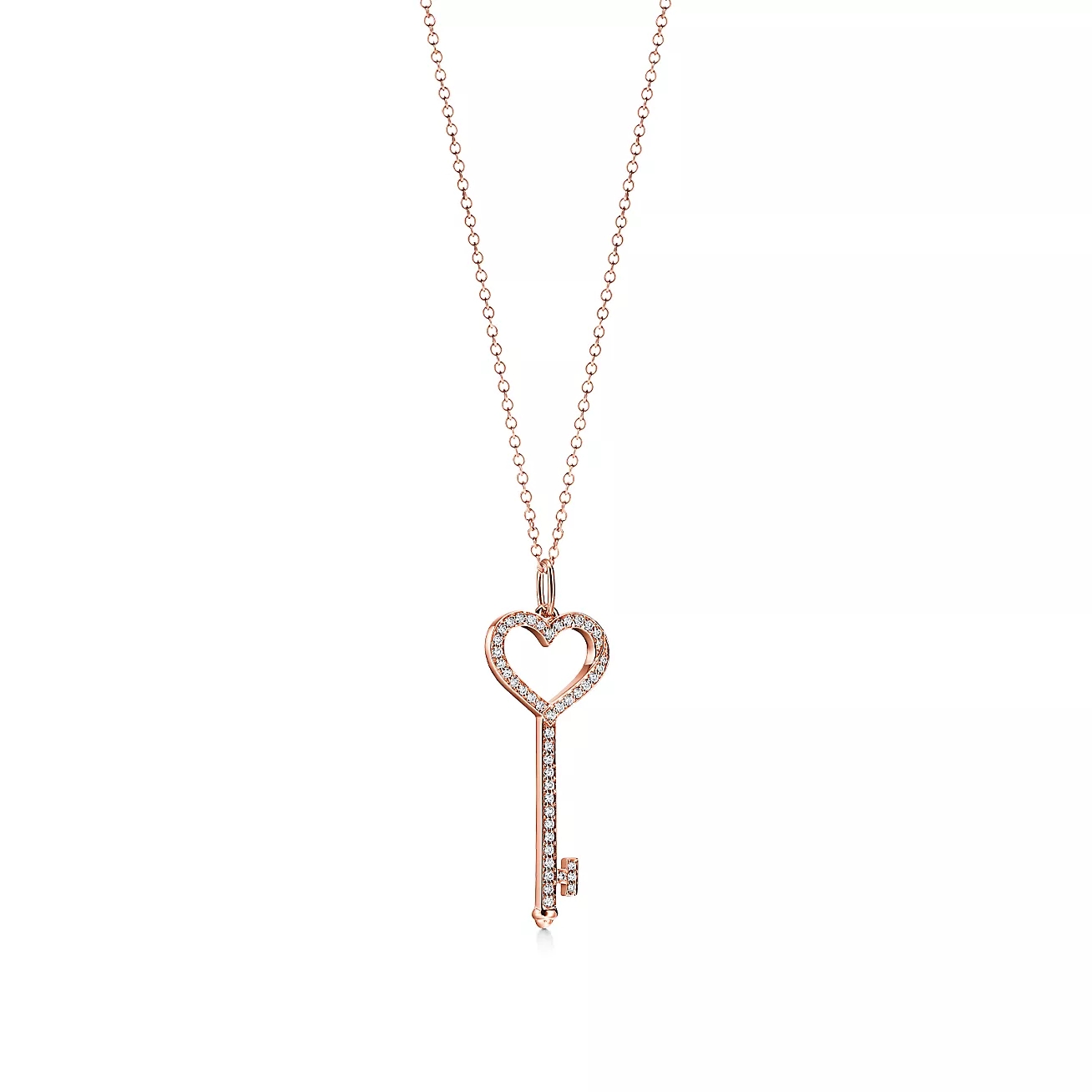 T.F. Keys Heart Key Necklace - Gorchic - $44.99