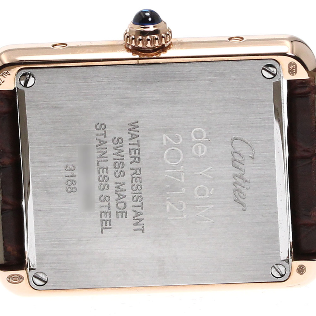 Cartyer Tank Louis Cartyer watch, Rose Gold, Medium Model - Gorchic - $125.99