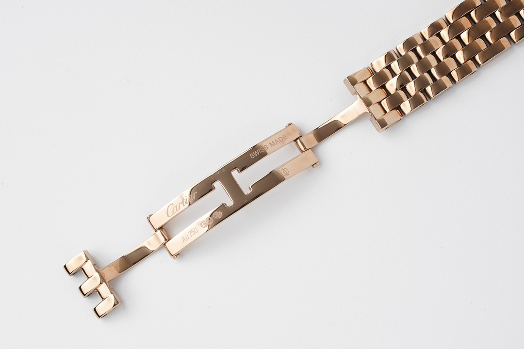 Cartyer Panthère de Cartyer watch, Rose gold, Diamond, Medium Model - Gorchic - $120.99