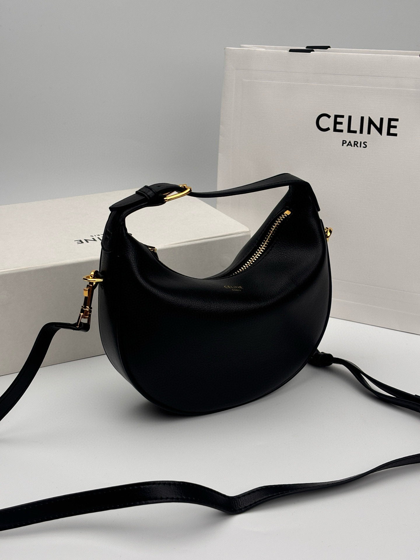 Teen CL Lulu IN Grained Calfskin Bag- Black - Gorchic - $139.99