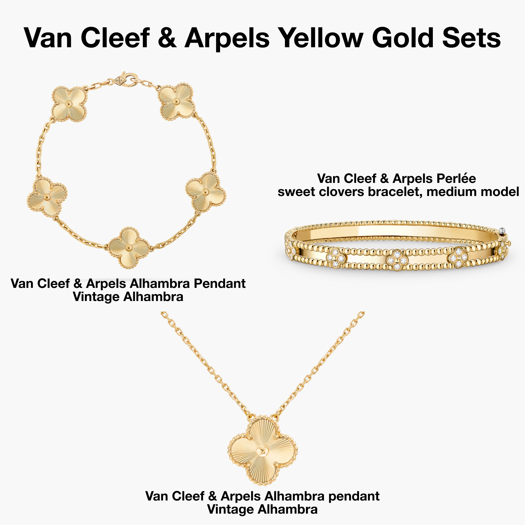 VAC Yellow Gold Sets - Gorchic - $132.99