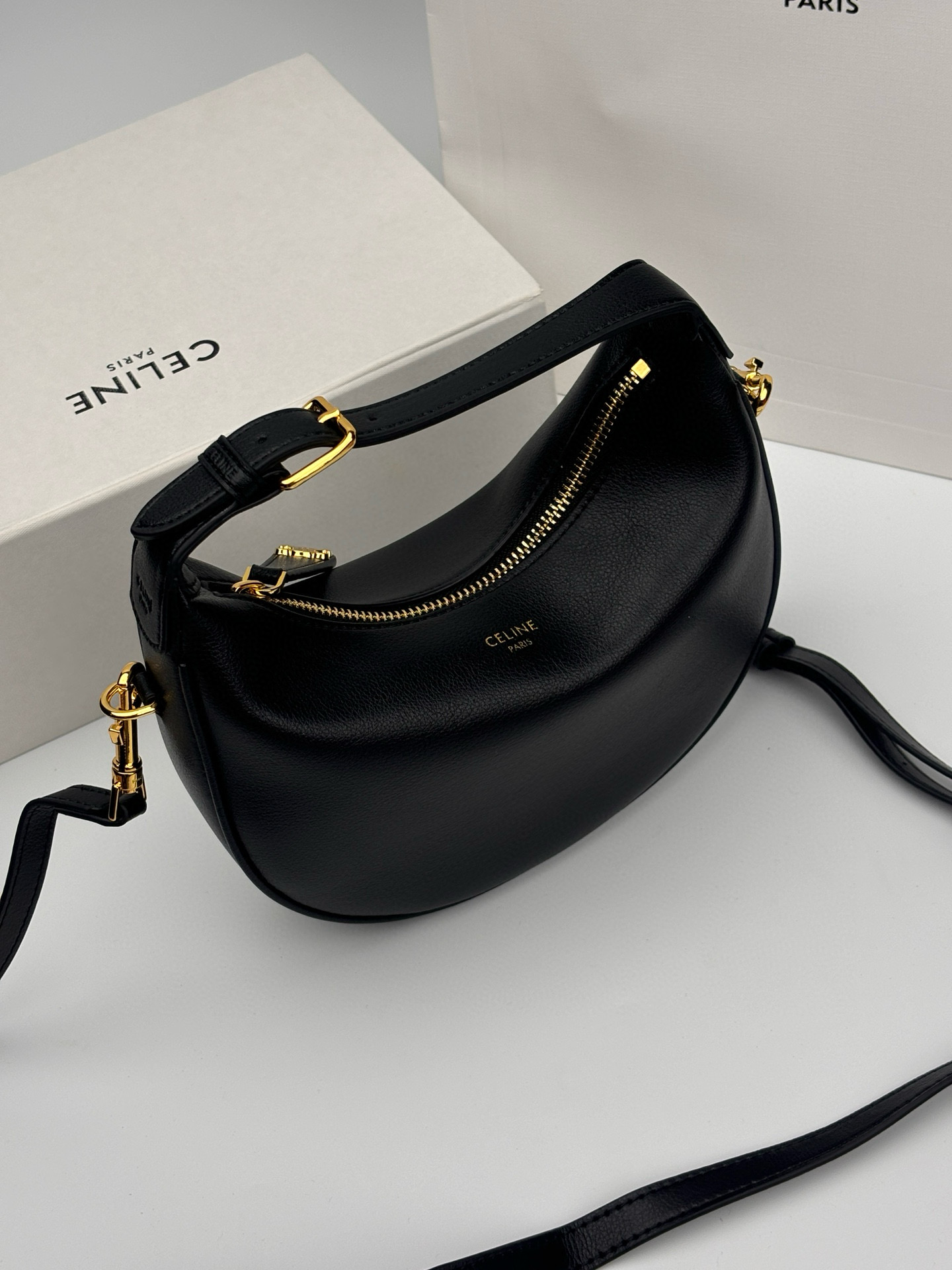 Teen CL Lulu IN Grained Calfskin Bag- Black - Gorchic - $139.99