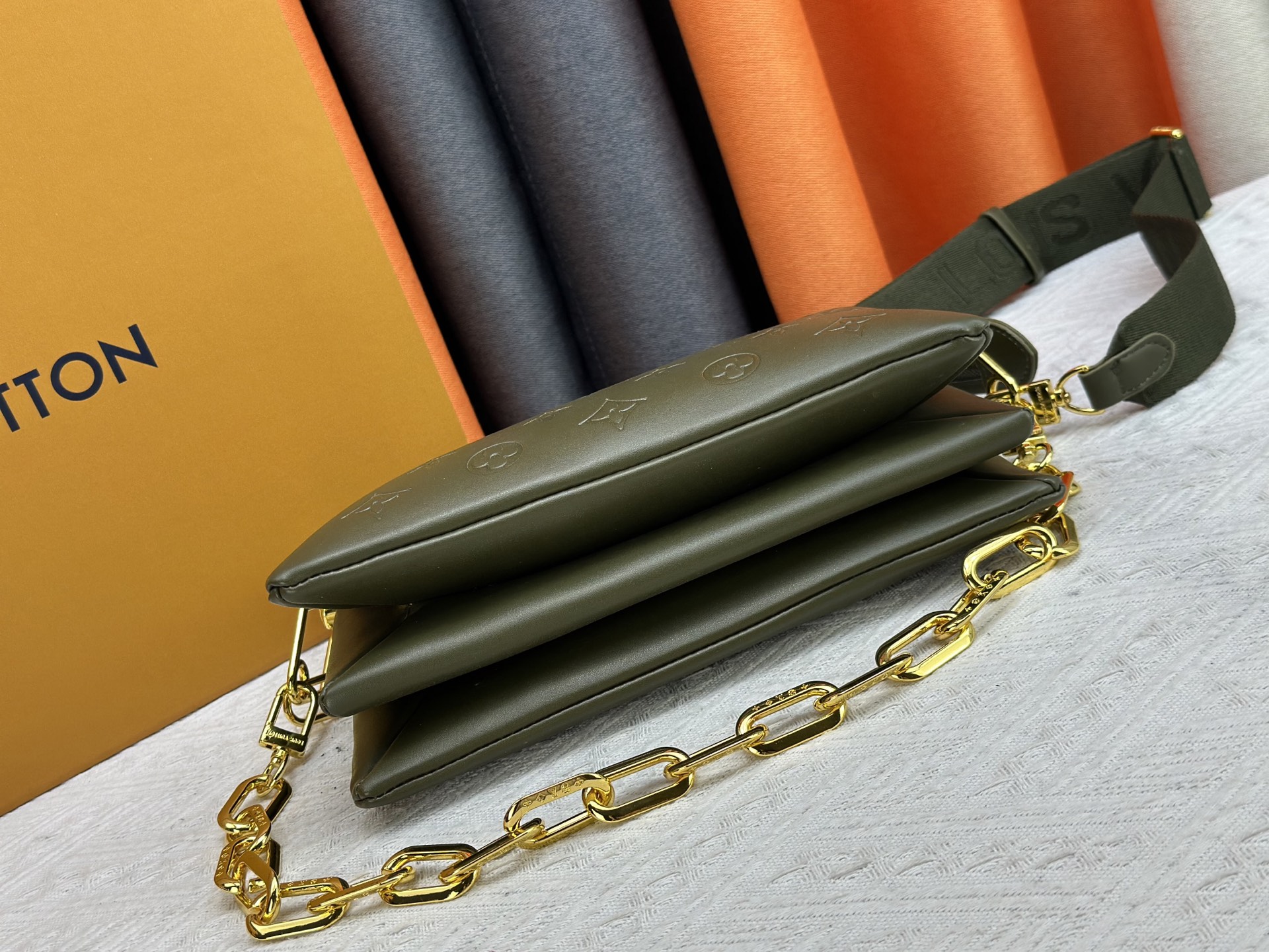 Designer Coussin MM Green - Handbag - Gorchic - $141.99