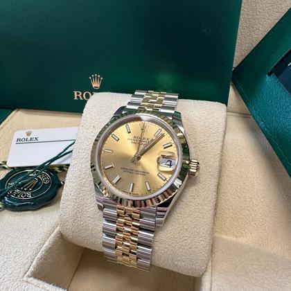 Rolex Datejust Rolex watch, Oystersteel, Yellow Gold, Steel,Classic Size - Gorchic - $130.99