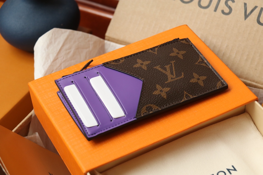 [TOP]Designer Monogram Macassar Coin Card Holder - Gorchic - $120.99