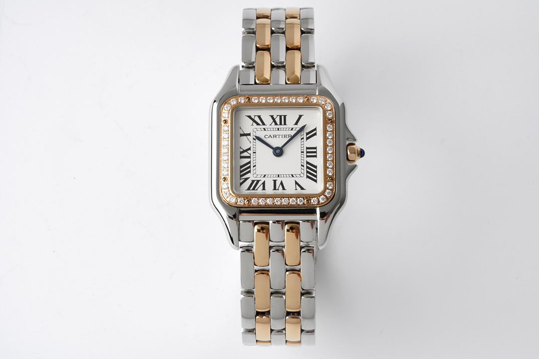 Cartyer Panthère de Cartyer watch, Rose Gold, Diamond, Small Model - Gorchic - $120.99