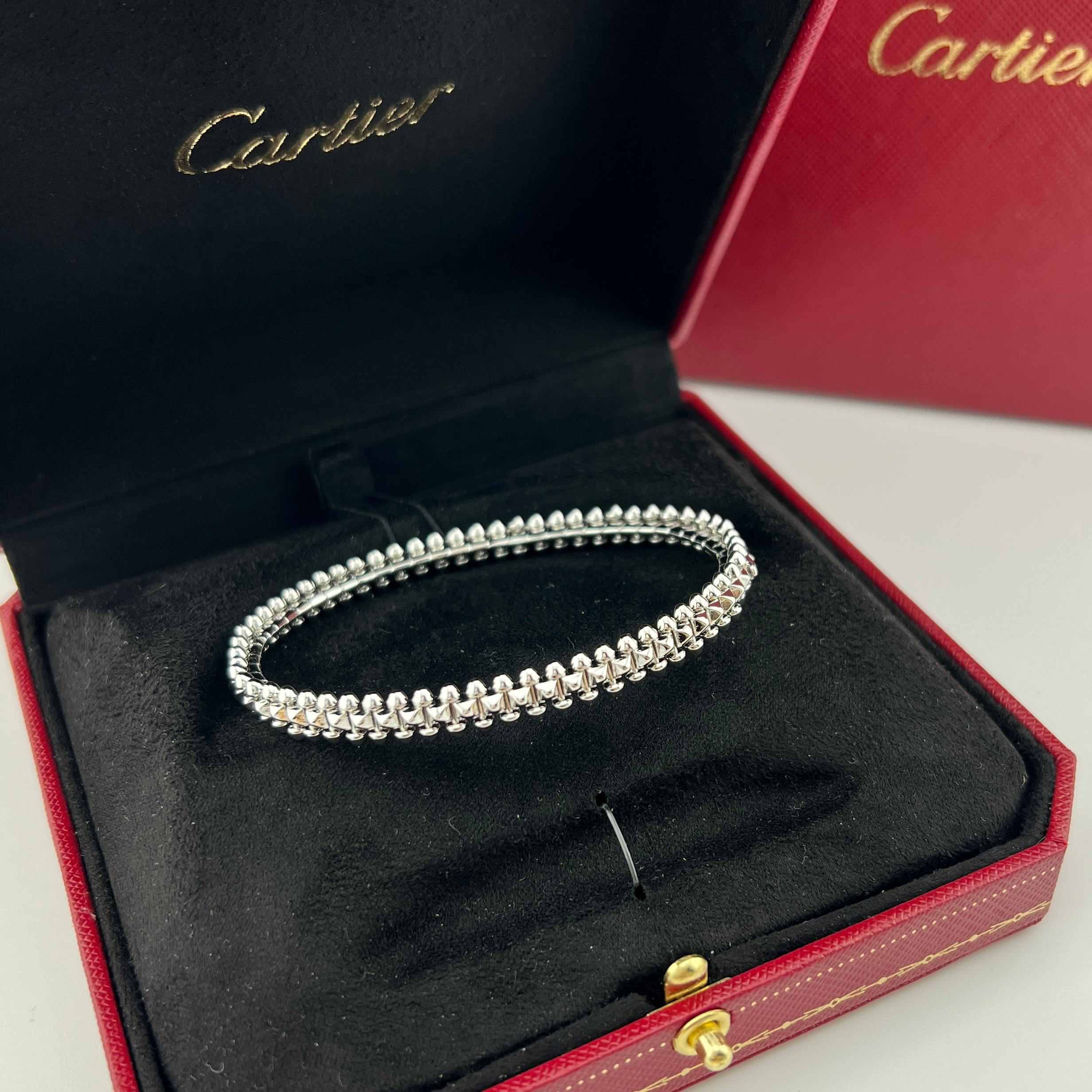 Cartie Clash de Cartyer bracelet, White gold, Medium model - Gorchic - $48.99